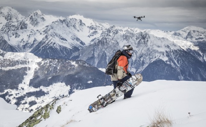 El rider Xavier de le Rue utiliza los drones para dar espectacularidad a sus películas