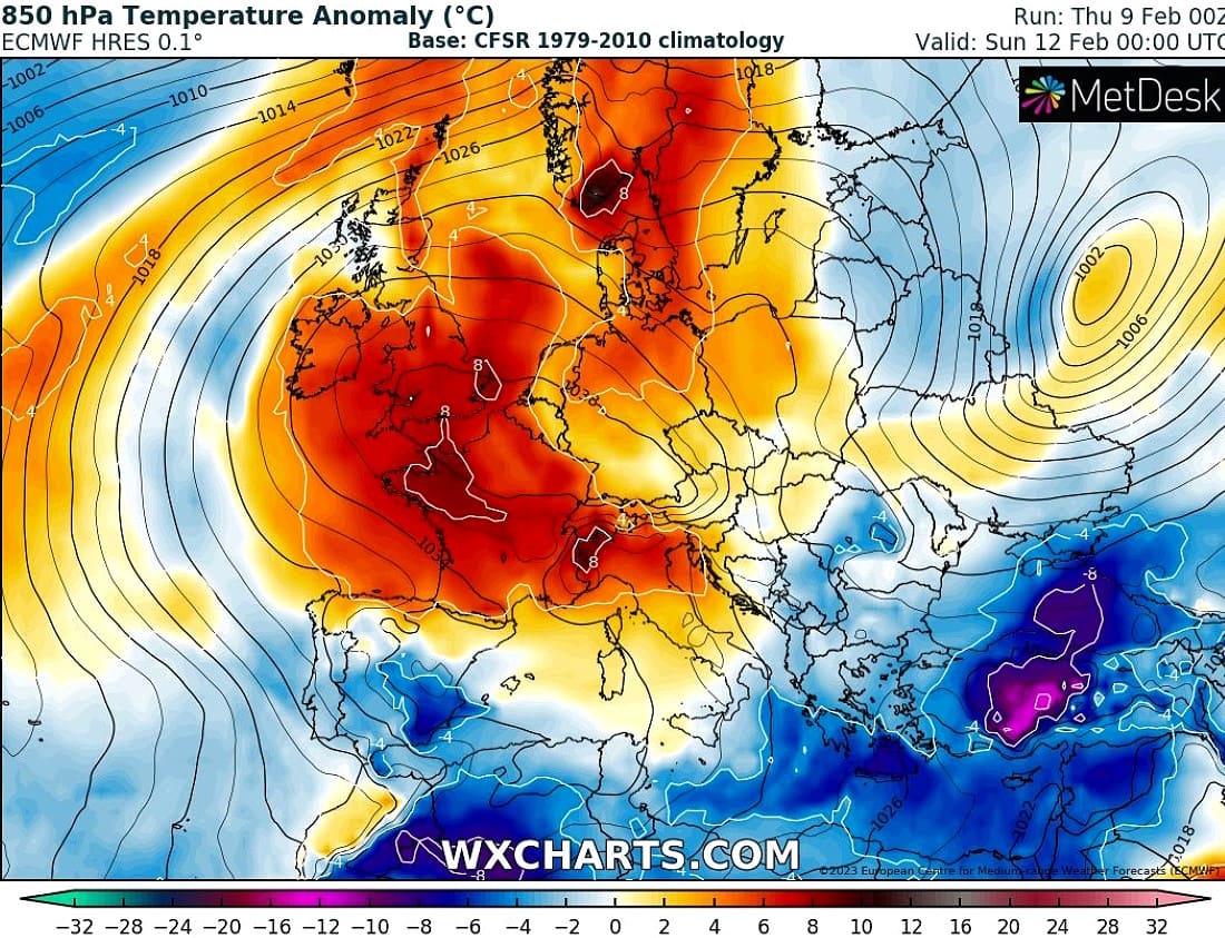 Después de las nevadas llega la estabilidad y se modera el frío para el fin de semana