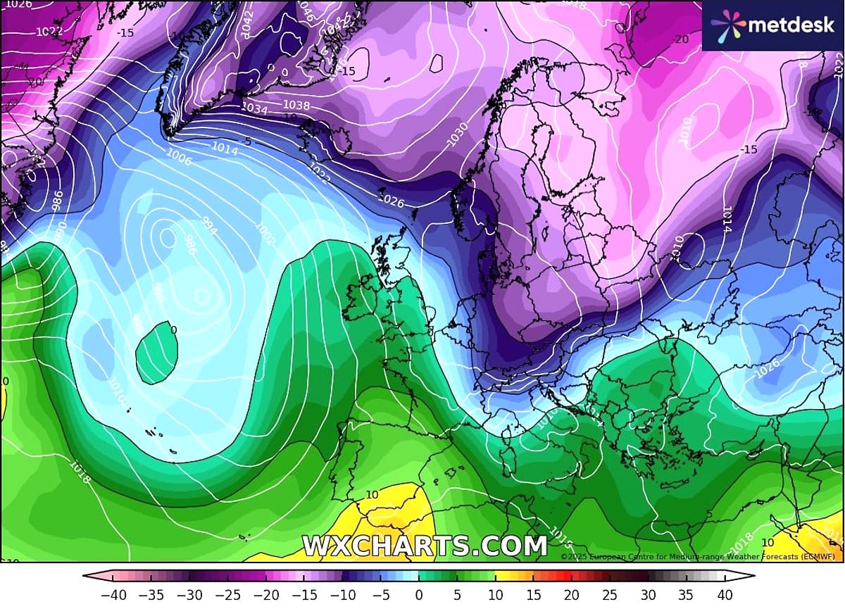 La previsión meteorológica: Después de las nevadas llega una tregua el fin de semana 