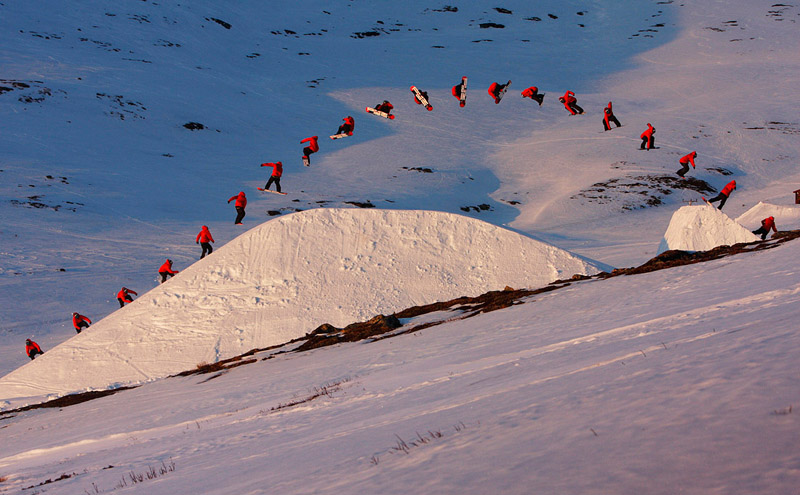 Andreas Wiig planchando en pow