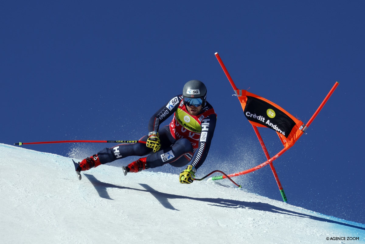 Los reyes de la velocidad superan los 130 km/h en el Descenso disputado en la Àliga de Grandvalira