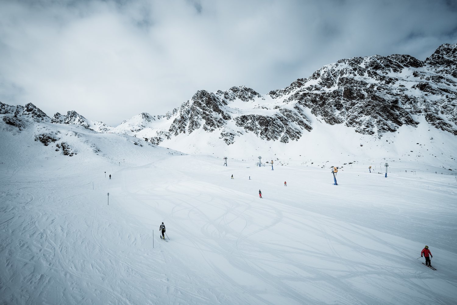 La innivación resulta clave para que las estaciones de Grandvalira Resorts ofrezcan 185 km esquiables