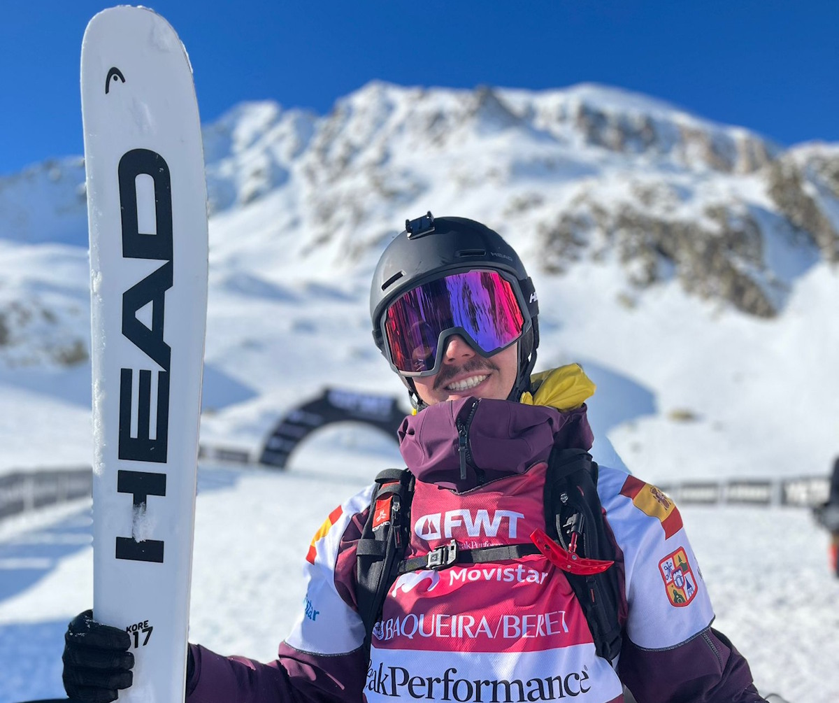 Abel Moga asegura su plaza para toda la temporada del FWT tras su actuación en Baqueira