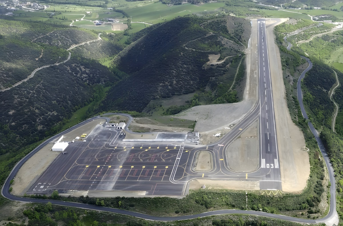 El aeropuerto de Andorra-La Seu bate récords de pasajeros en 2024