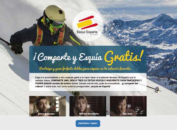 Gana forfaits dobles gratis participando en el concurso de ATUDEM 'Comparte y Esquía Gratis'