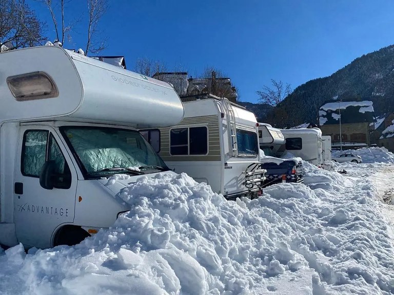 Naut d'Aran avanza en la instalación de un aparcamiento de autocaravanas con terrenos de particulares