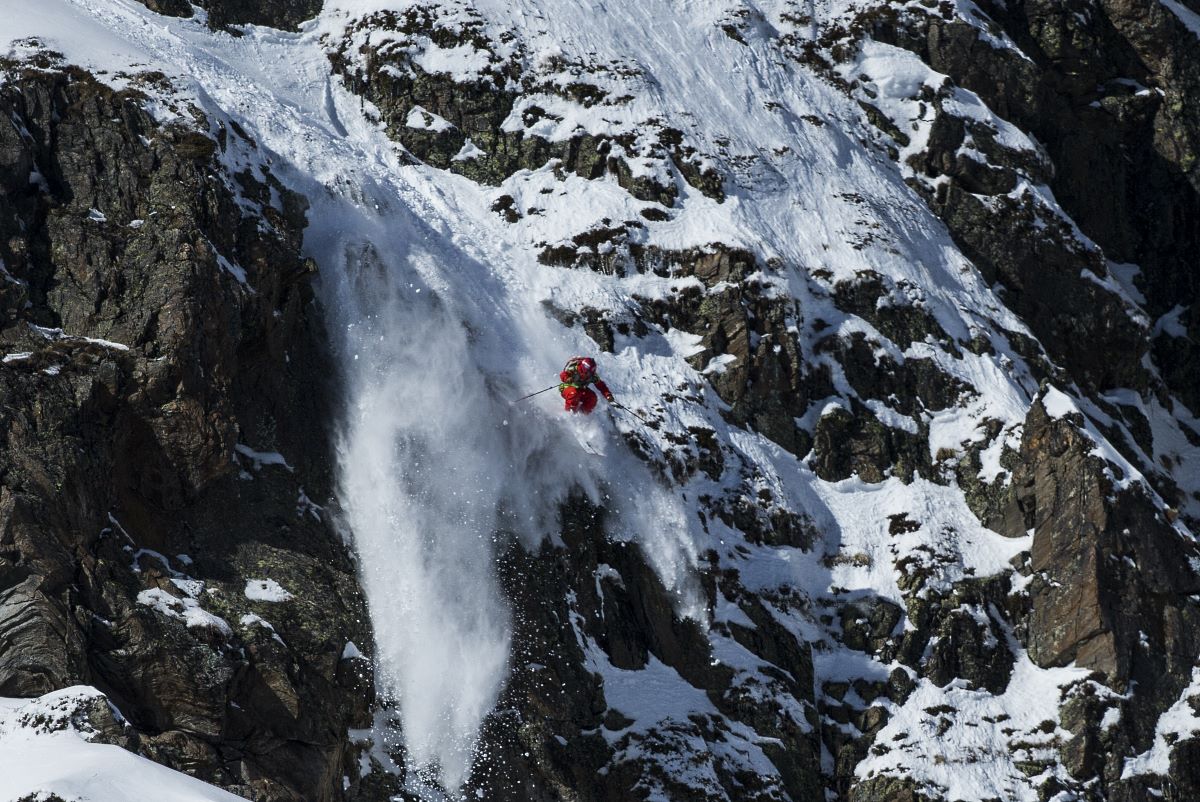 Espectacular podio de Aymar Navarro en el Freeride World Tour de Vallnord Arcalís