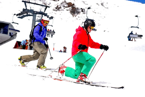 Antoine Bouvier, Campeón Mundial de Telemark, visitó Chapelco