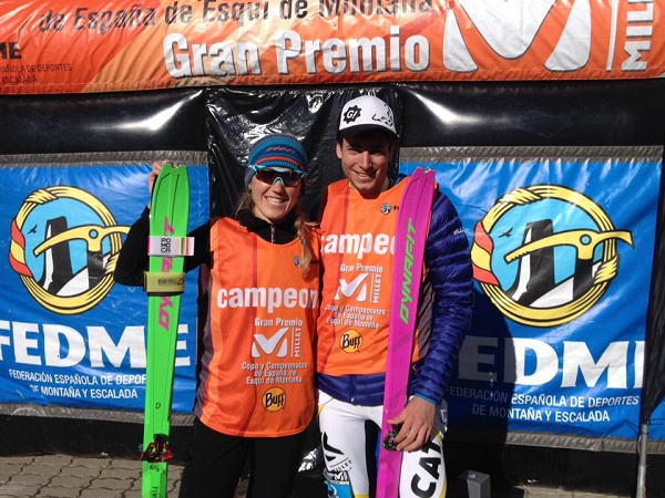 Clàudia Galicia y Oriol Cardona, vencedores del Gran Premio Millet de la FEDME