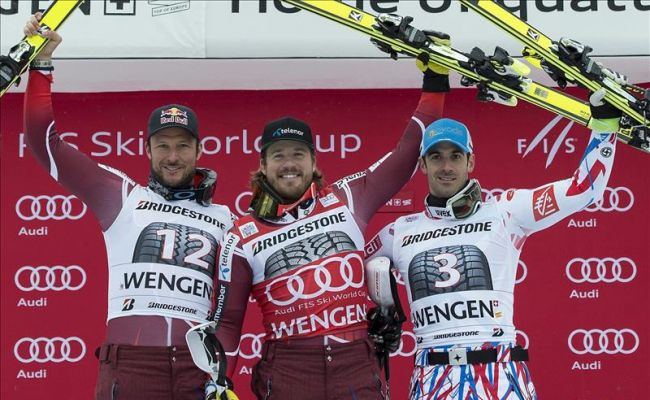 jansrud gana la combinada de Wengen y Svindal se acerca al liderato 