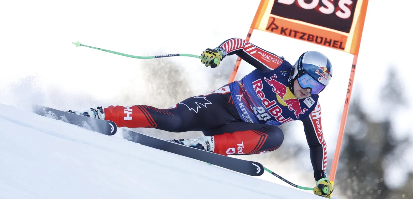 El canadiense James Crawford conquista el Streif con su primera victoria en el descenso de Kitzbühel