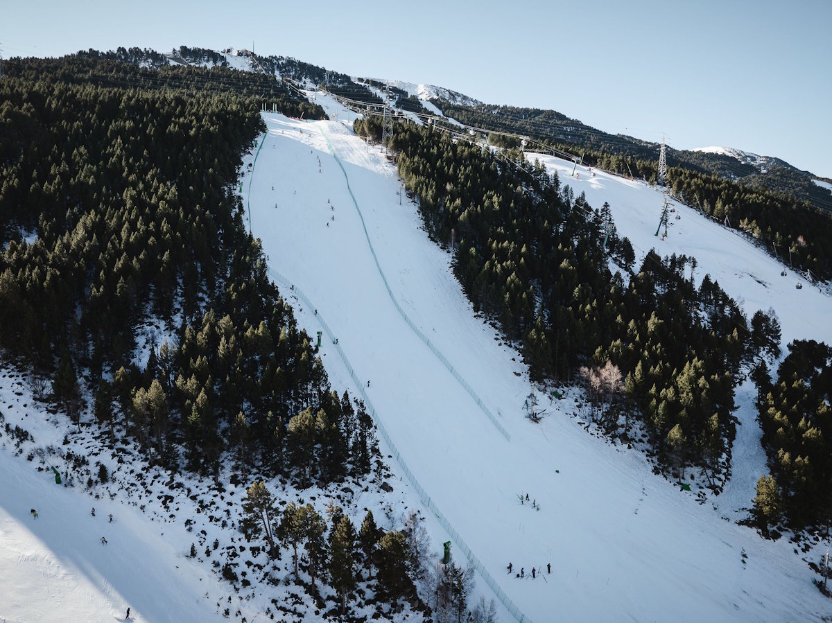 El nuevo estadio Eslàlom Creand de Grandvalira se estrena en competición