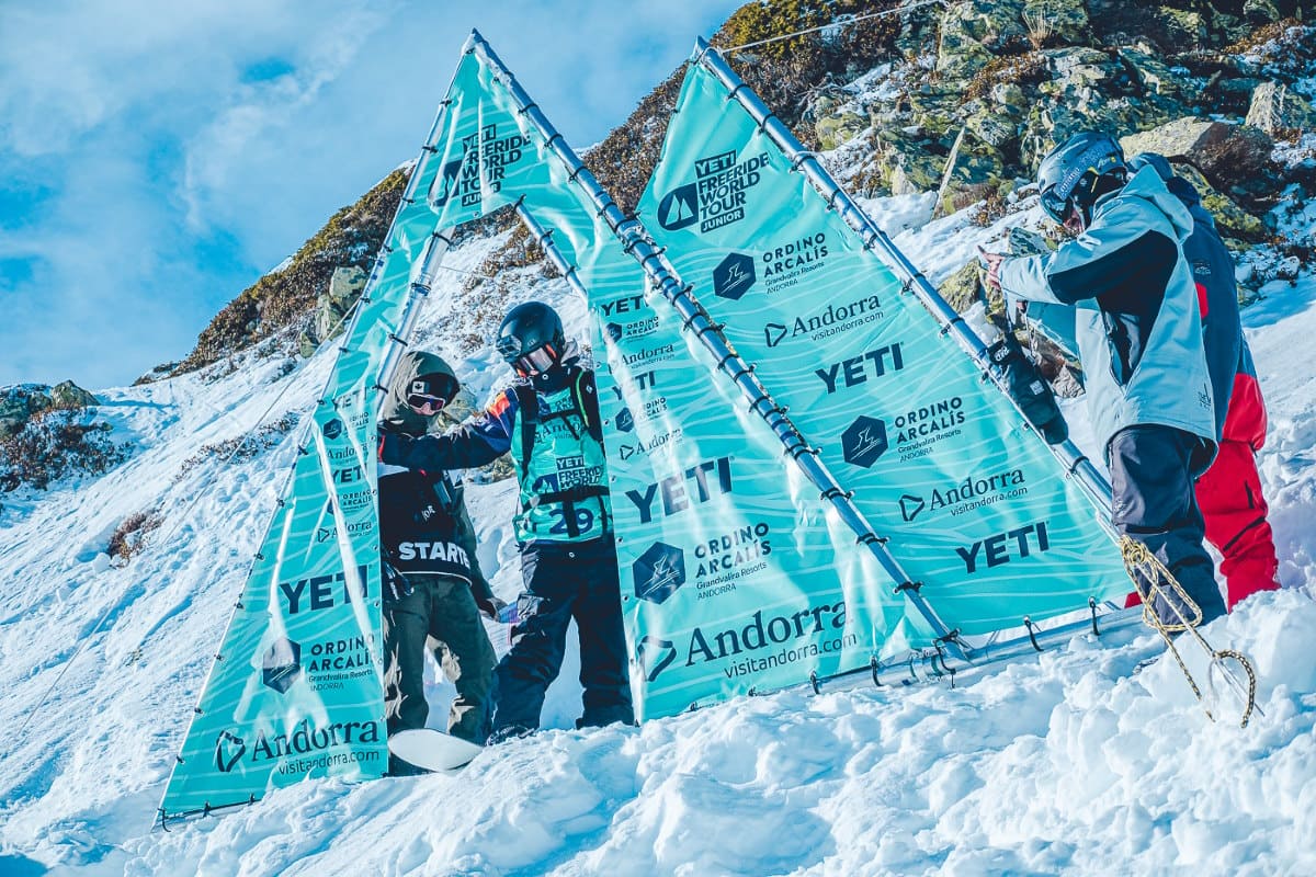 Ordino Arcalís culmina su semana freeride con las jóvenes promesas del Junior Tour