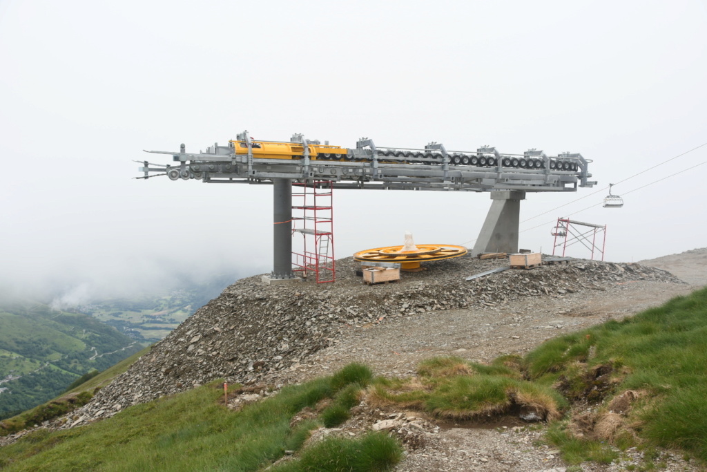 Saint Lary avanza la construcción del telesilla que culmina su plan de inversiones