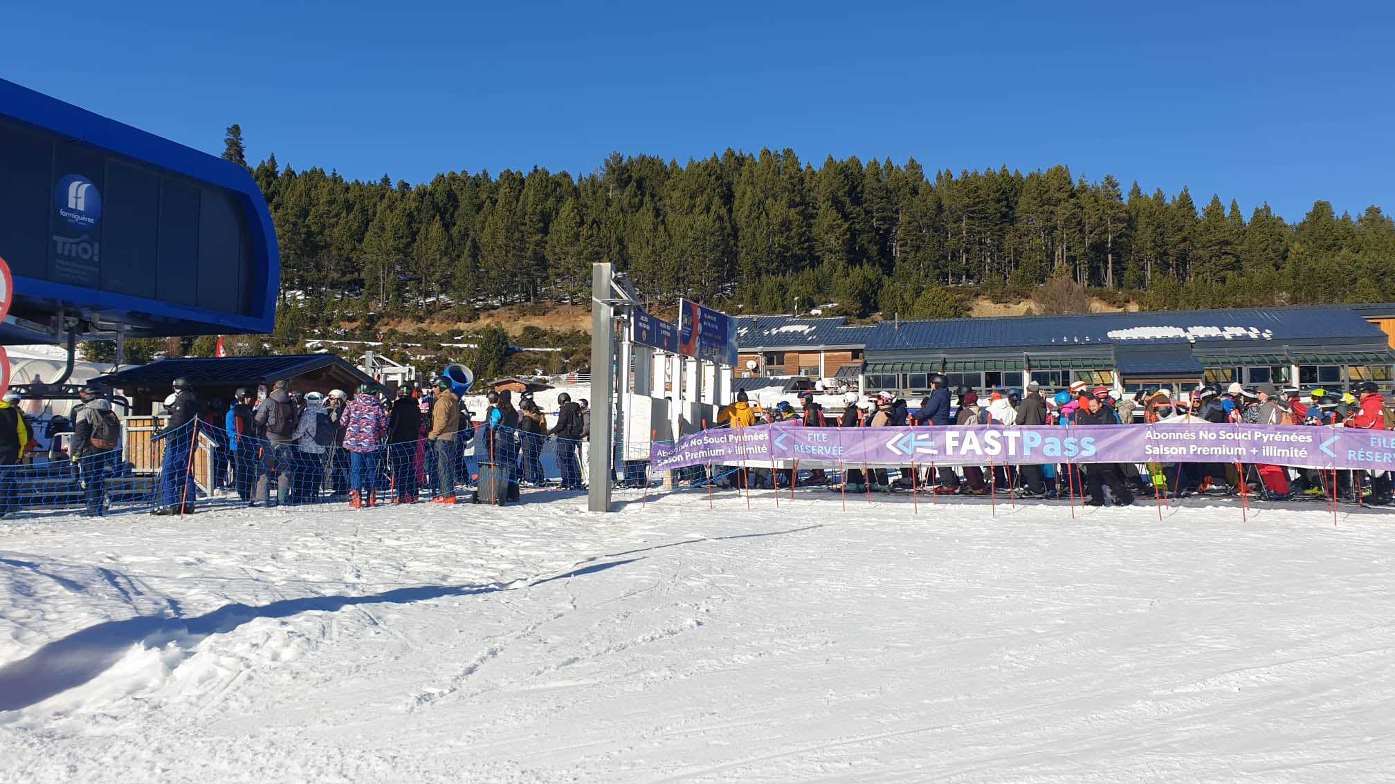 Récords de esquiadores en las estaciones franceses de los Pirineos Orientales