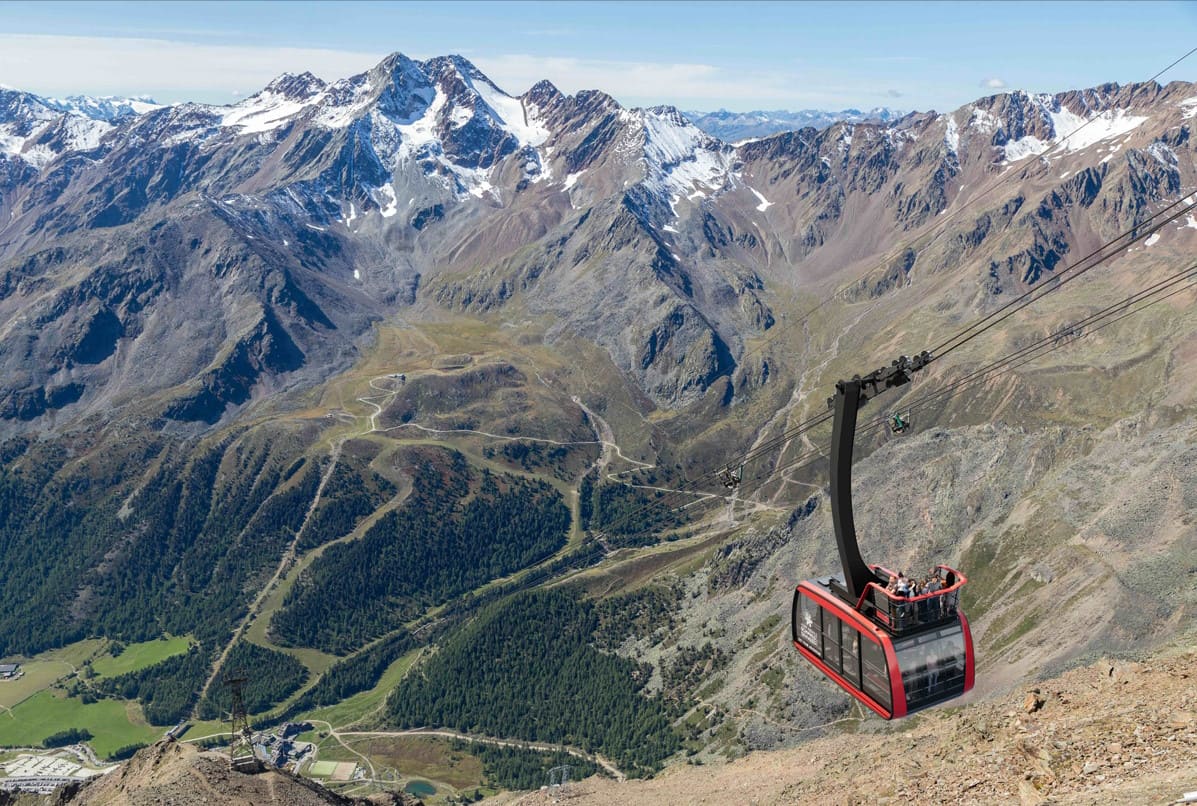 Val Senales estrena teleférico panorámico cabrio este verano