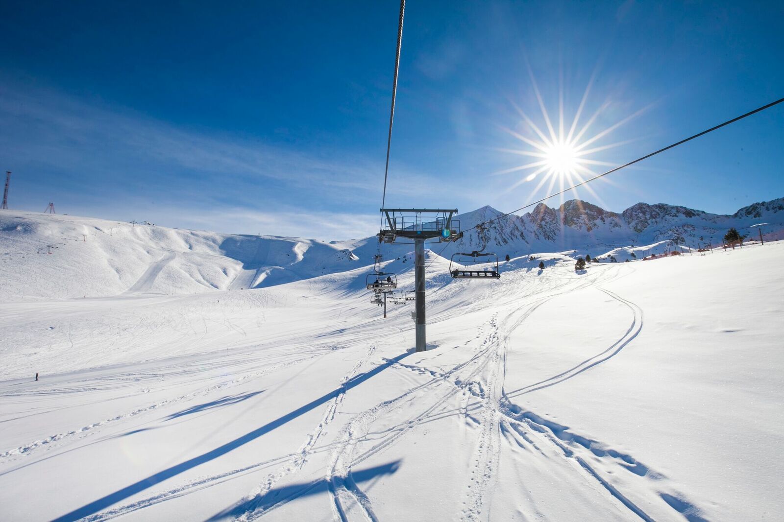 Grandvalira abre 210 km, el 100% de sus pistas, con espesores de hasta 200 cm