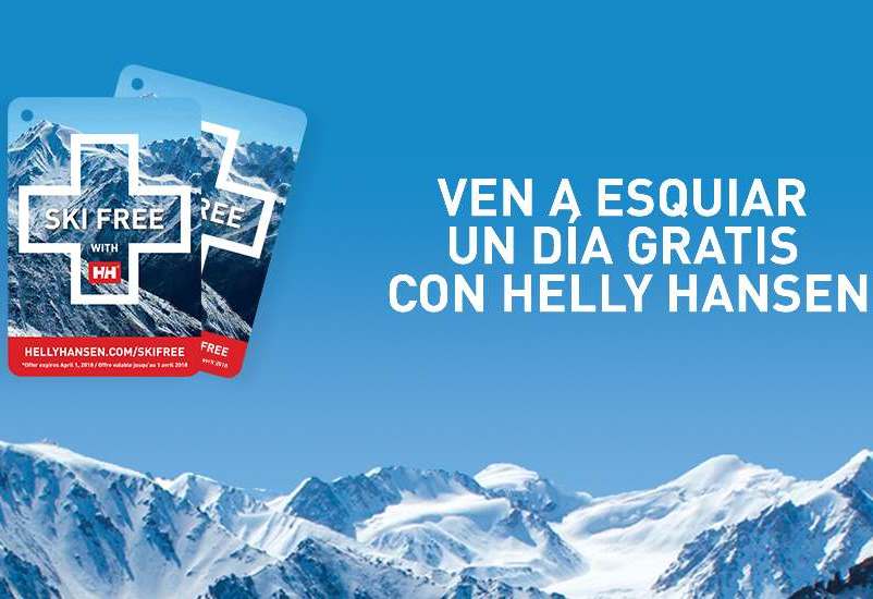 Consigue un dia gratuito de esquí en Boi Taüll con Helly Hansen