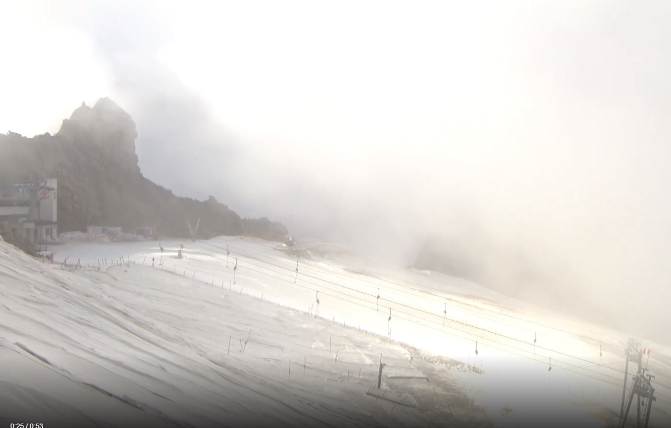 Hintertux, el único glaciar de los Alpes que resiste para esquiar en agosto