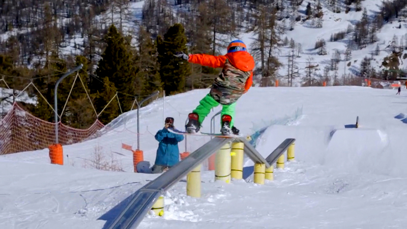 el snowboard es un juego de niños