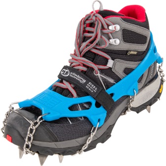 HUSZZM Crampones Nieve Hielo Crampones Ligeros Racos de Hielo