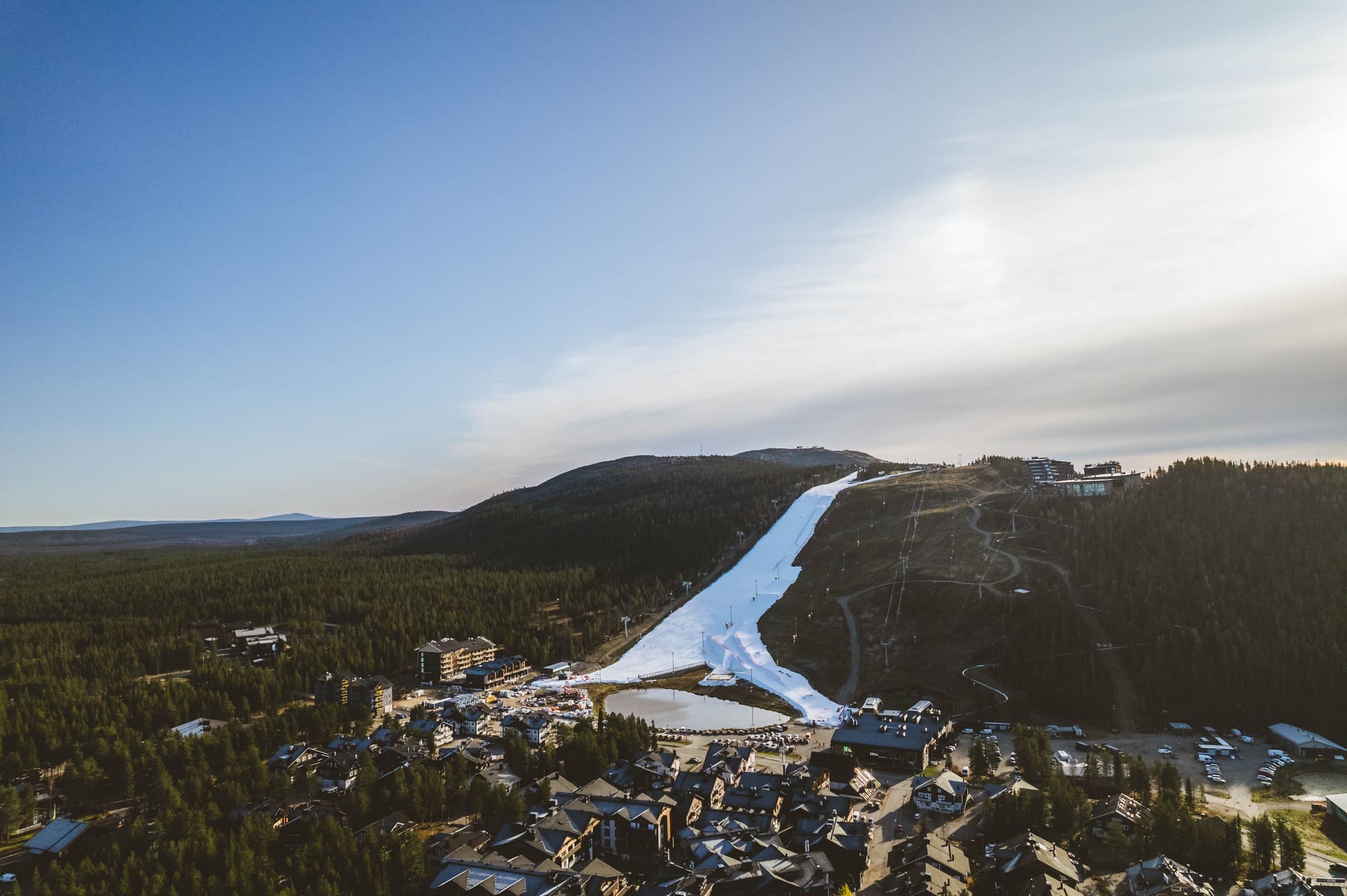 Suecia y Finlandia vuelven a estrenar la temporada de esquí sin glaciar en Europa