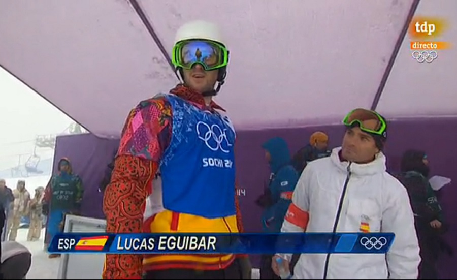 7ª posición en Snowboard Cross de los Juegos Olímpicos para Lucas Eguibar