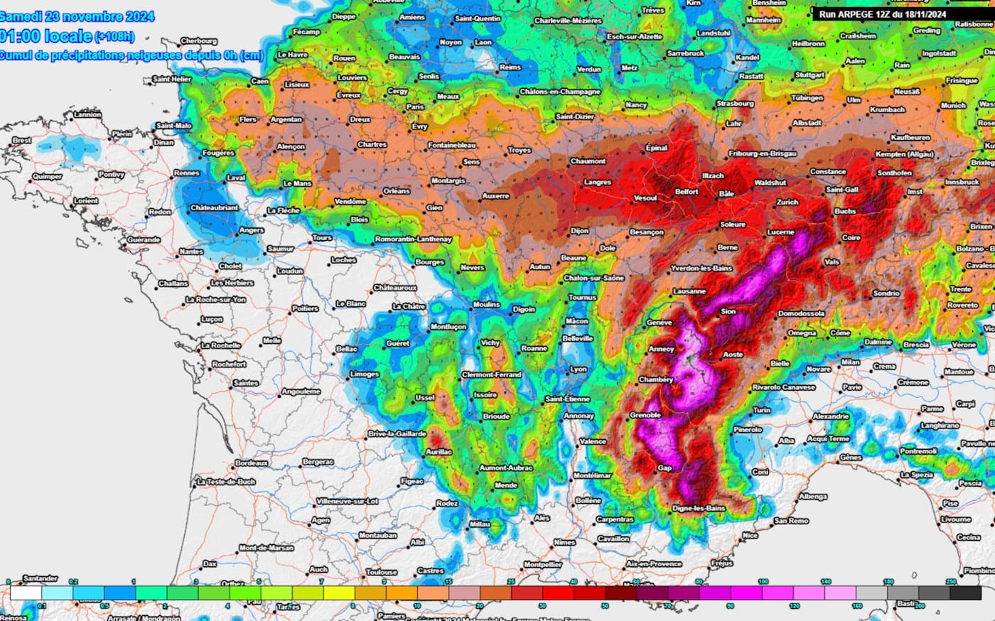 Nevada épica en los Alpes esta semana, ¿qué impacto tendrá en los Pirineos?