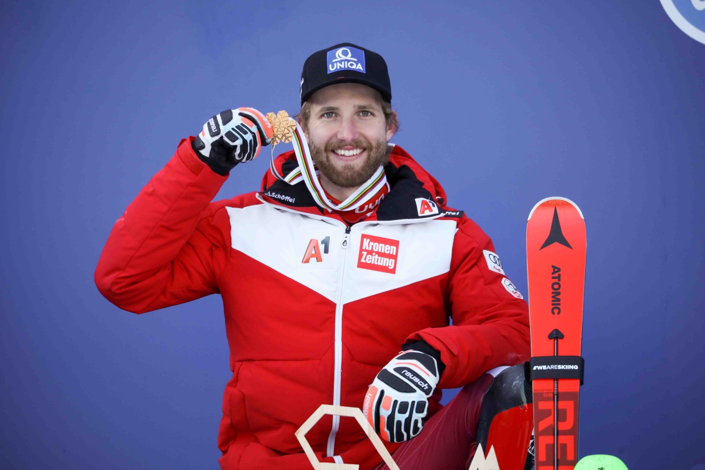 Marco Schwarz se adjudica su primer oro mundial en la Combinada de Cortina