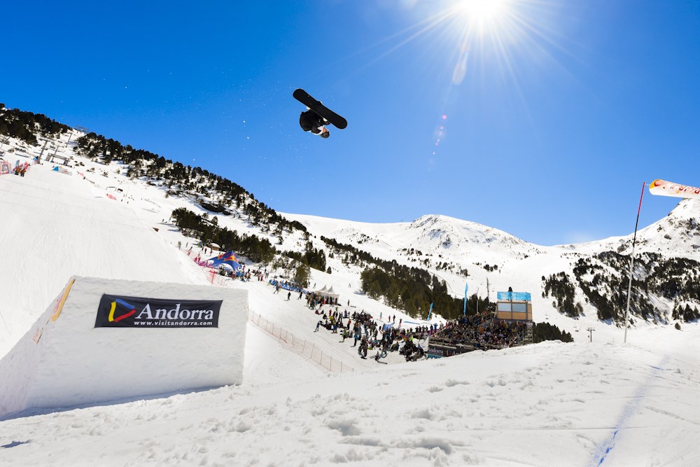 Max Parrot consigue el primer triple visto en la Península en el Grandvalira Total Fight Snowboard 