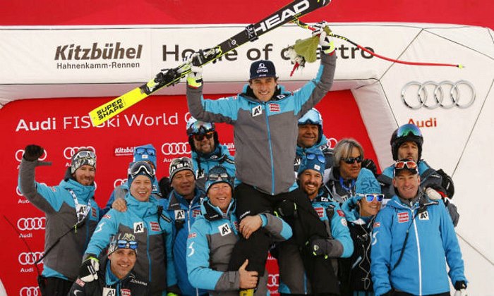 Mayer se impone en el super-G de Kitzbühel la víspera del descenso del Hahnenkamm