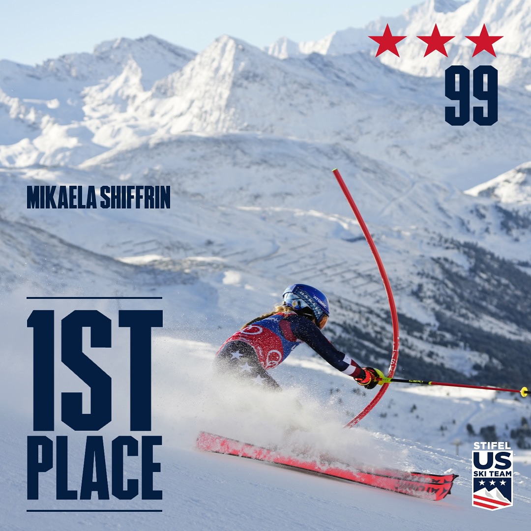 Mikaela Shiffrin no tiene rival: suma su victoria 99 en la Copa del Mundo