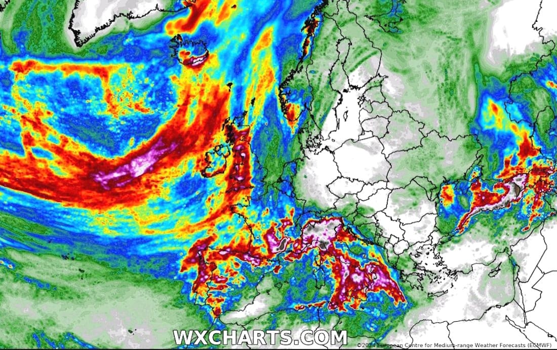 Una DANA dejará lluvias intensas y primeras nevadas de más de 25 cm en el Pirineo