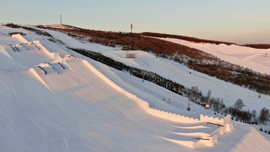 Beijing desvela una pista olímpica inspirada en la Gran Muralla China