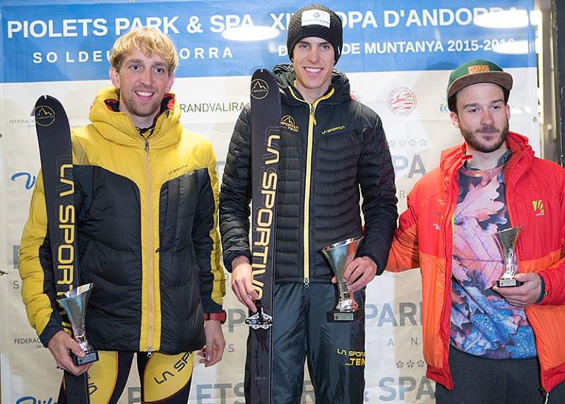 Nil Cardona ganador de la cronoescalada 2016 en Grandvalira