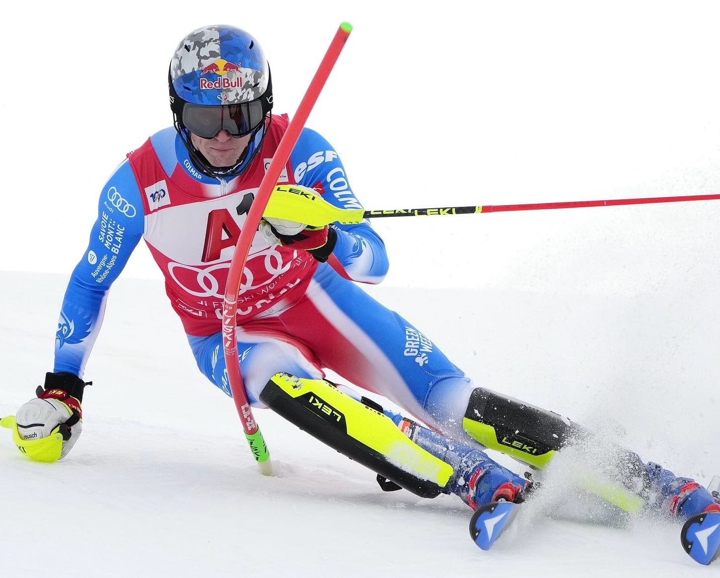 Doblete de Clément Noël, gana el slalom de Gurgl una semana después de Levi