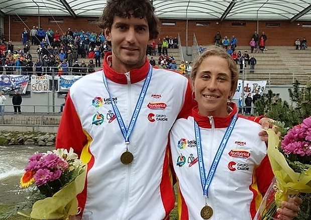 Ander Elosegui y Núria Vilarrubla en el Cto. de Europa Absoluto de Liptosky-Mikulas (Eslovaquia)