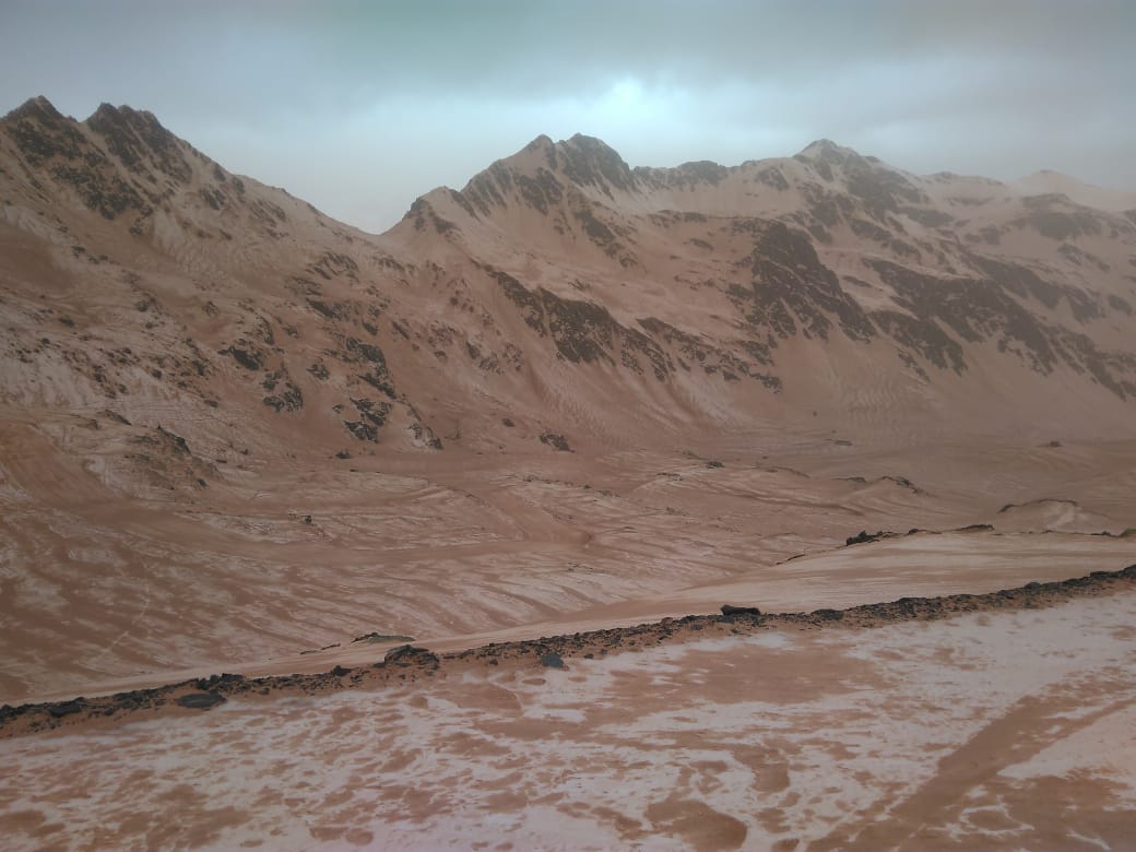 El polvo del desierto del Sáhara llega hasta las estaciones de esquí de los Alpes