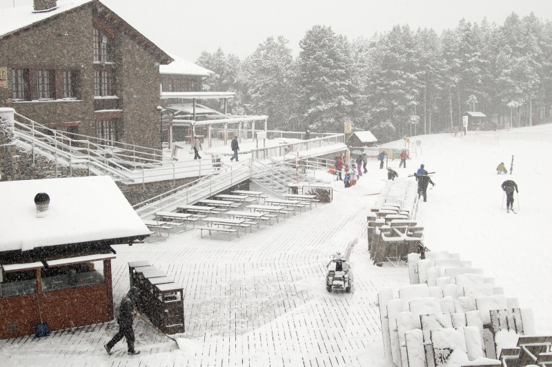 Vallnord acumula más de 55 cm de nieve fresca en las cotas bajas