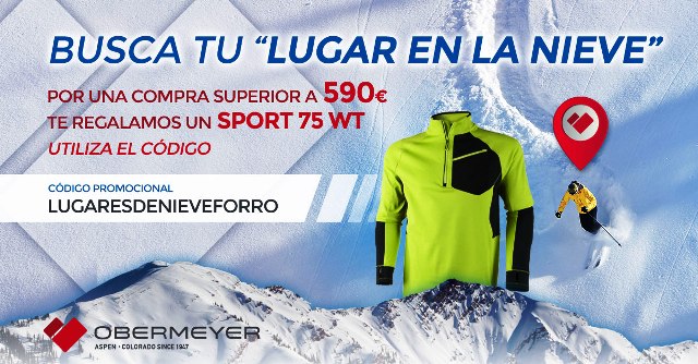 promoción segunda capa Obermeyer SPORT 75 WT código Lugares de Nieve