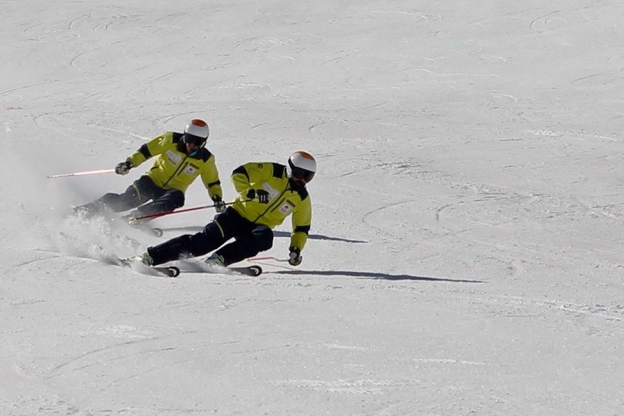 Santacana y Galindo se integran en la Casa de España de la RFEDI en Saas Fee