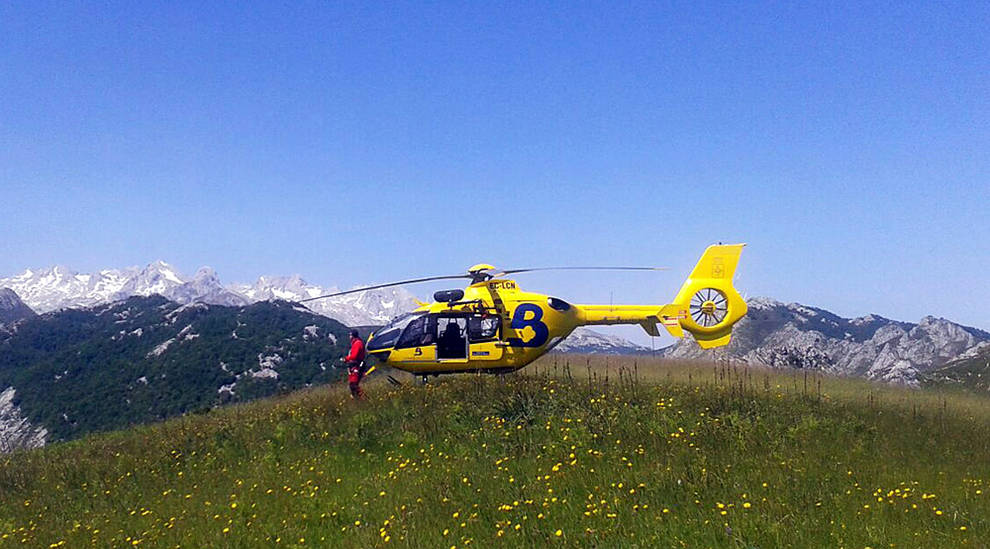 Nueve evacuaciones, dos de ellas mortales, en Picos de Europa durante la pasada semana