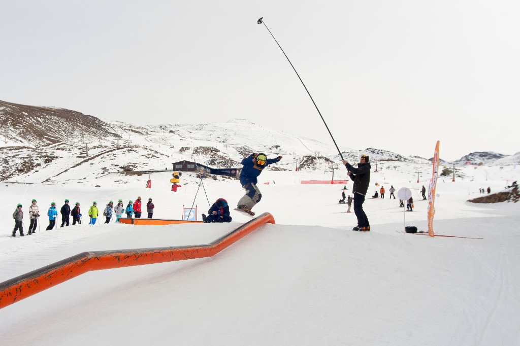 El snowpark del Río se consolida como área de freestyle de Sierra Nevada