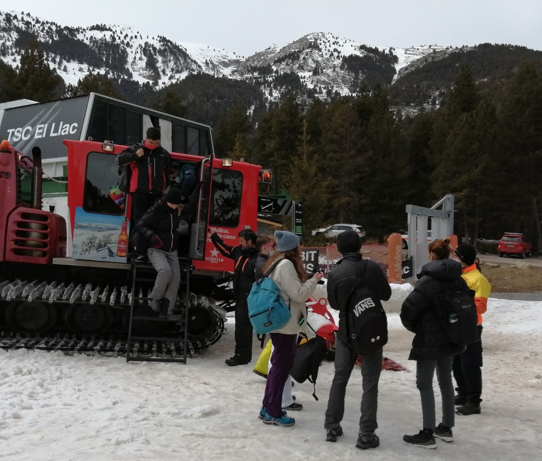 Simulacro de emergencia en La Molina por un episodio de fuertes vientos