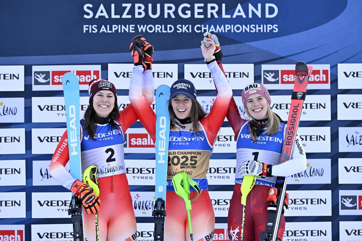 Camille Rast brilla en Saalbach y conquista su primer oro mundial en Slalom