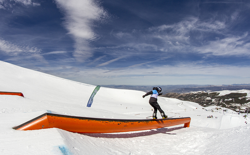 Campeonatos de España Movistar slopestyle de snowboard y esquí en Port Ainé 