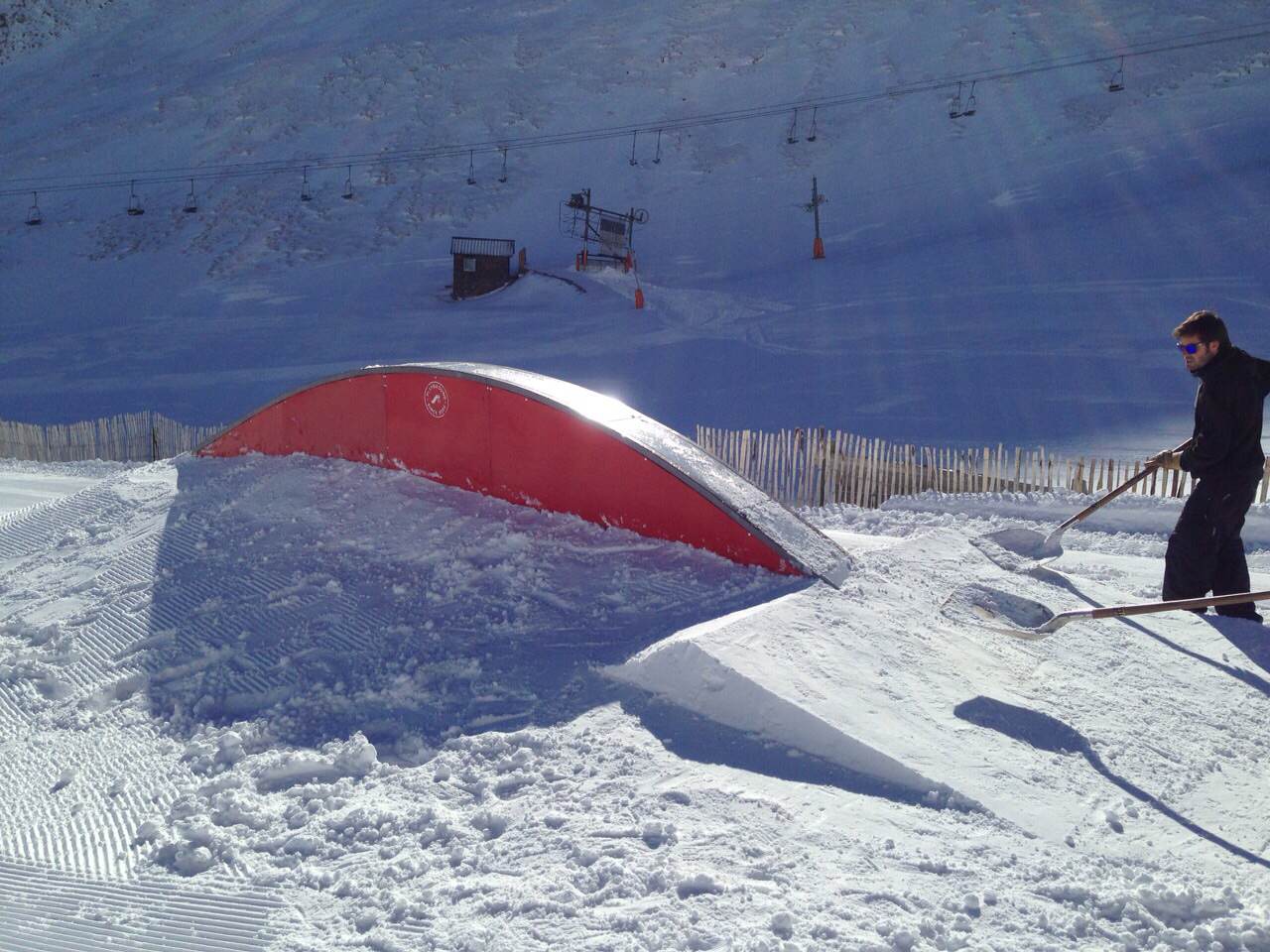 Vallnord Arinsal inauguró el snowpark el pasado viernes, el primero del Pirineo en abrir