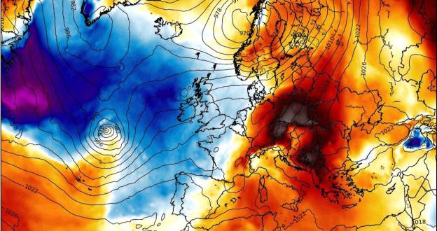 Fin de semana loco: nevadas, descenso de cotas, viento y subida de temperaturas el domingo