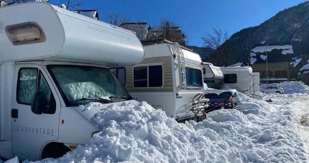 Naut d'Aran avanza en la instalación de un aparcamiento de autocaravanas con terrenos de particulares