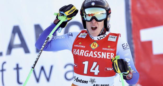 Brignone gana el descenso de St. Anton en el que Vonn revive su leyenda rozando el podio